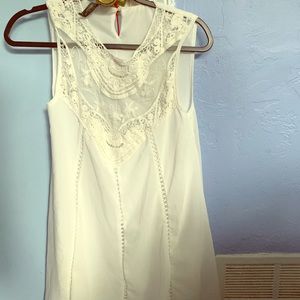 Vintage light and airy white dress!